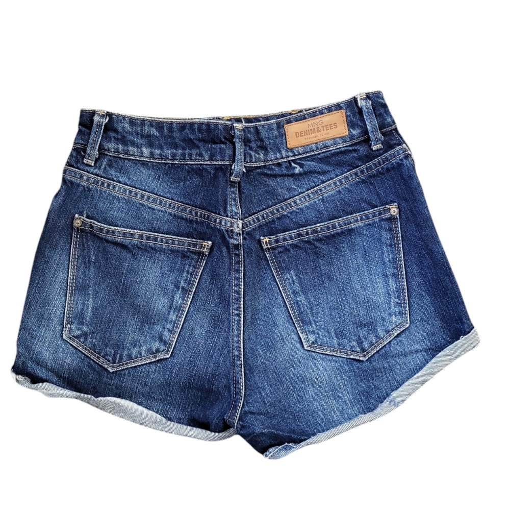Mango Denim Blue Short - Picture 3 of 4